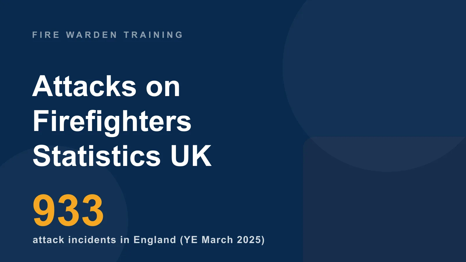 Attacks on Firefighters Statistics UK (2025): Assaults & Injury Data