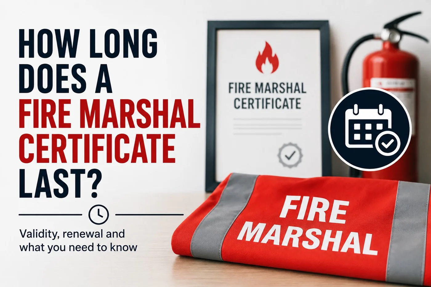 How long does a fire marshal certificate last?