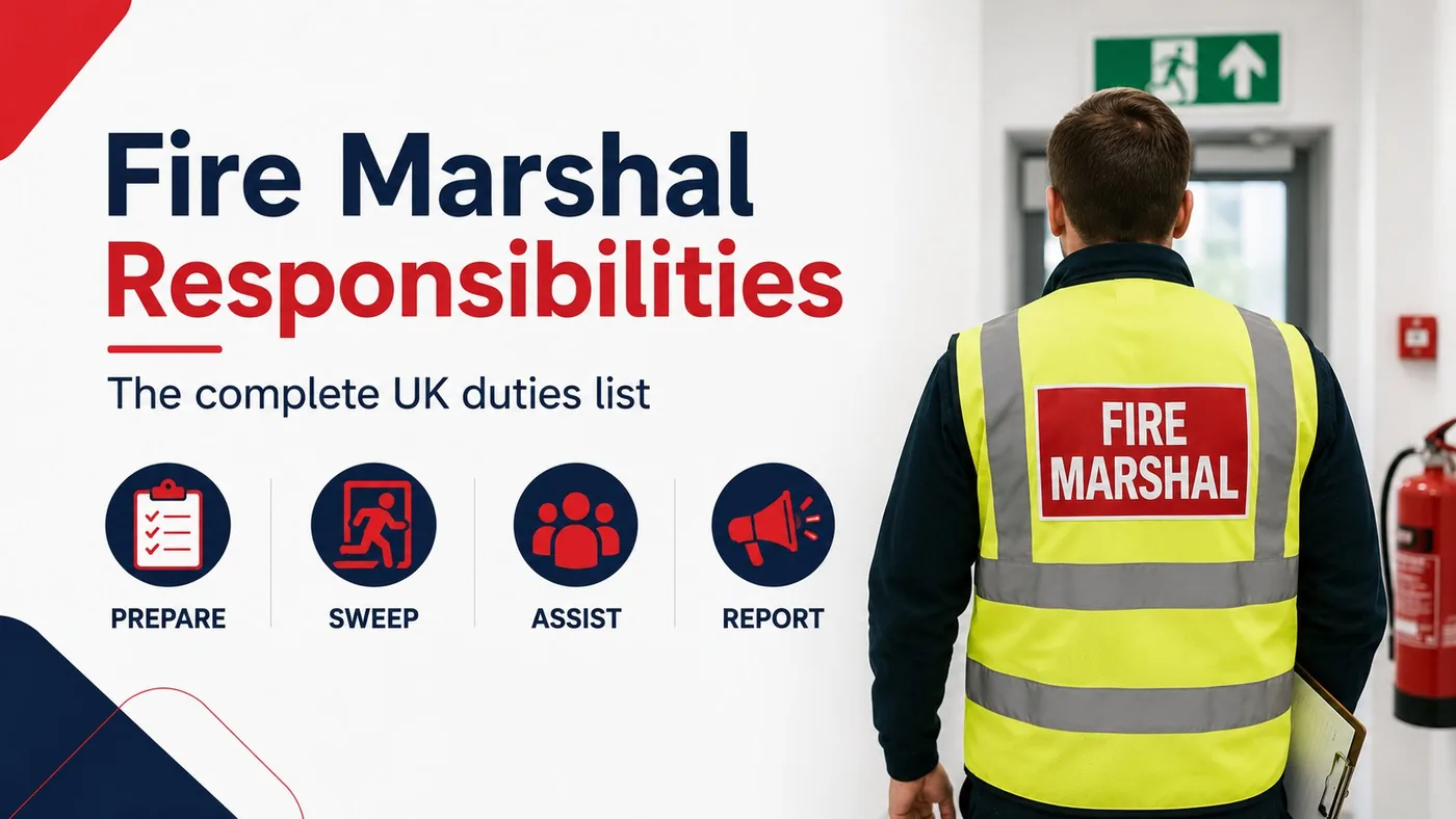 Fire marshal responsibilities: the complete UK duties list